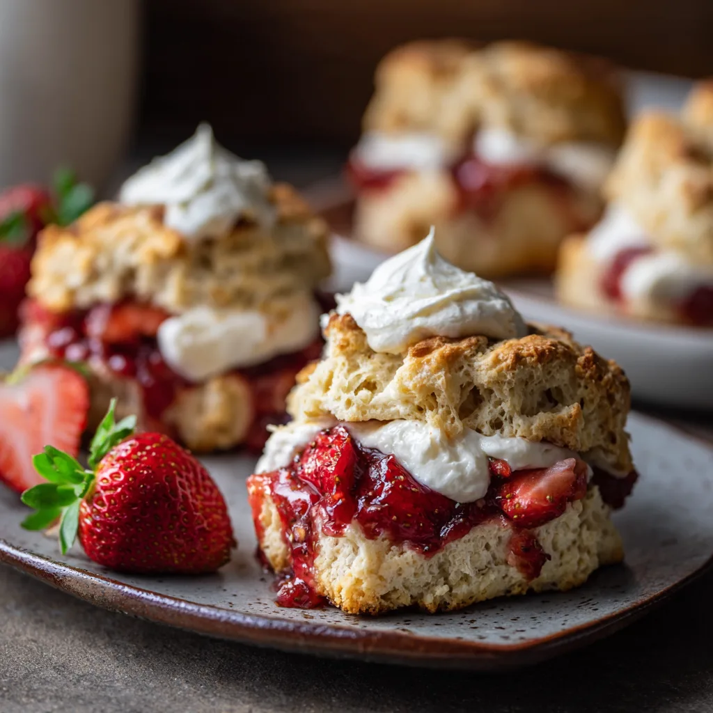 Strawberry Shortcake Scones