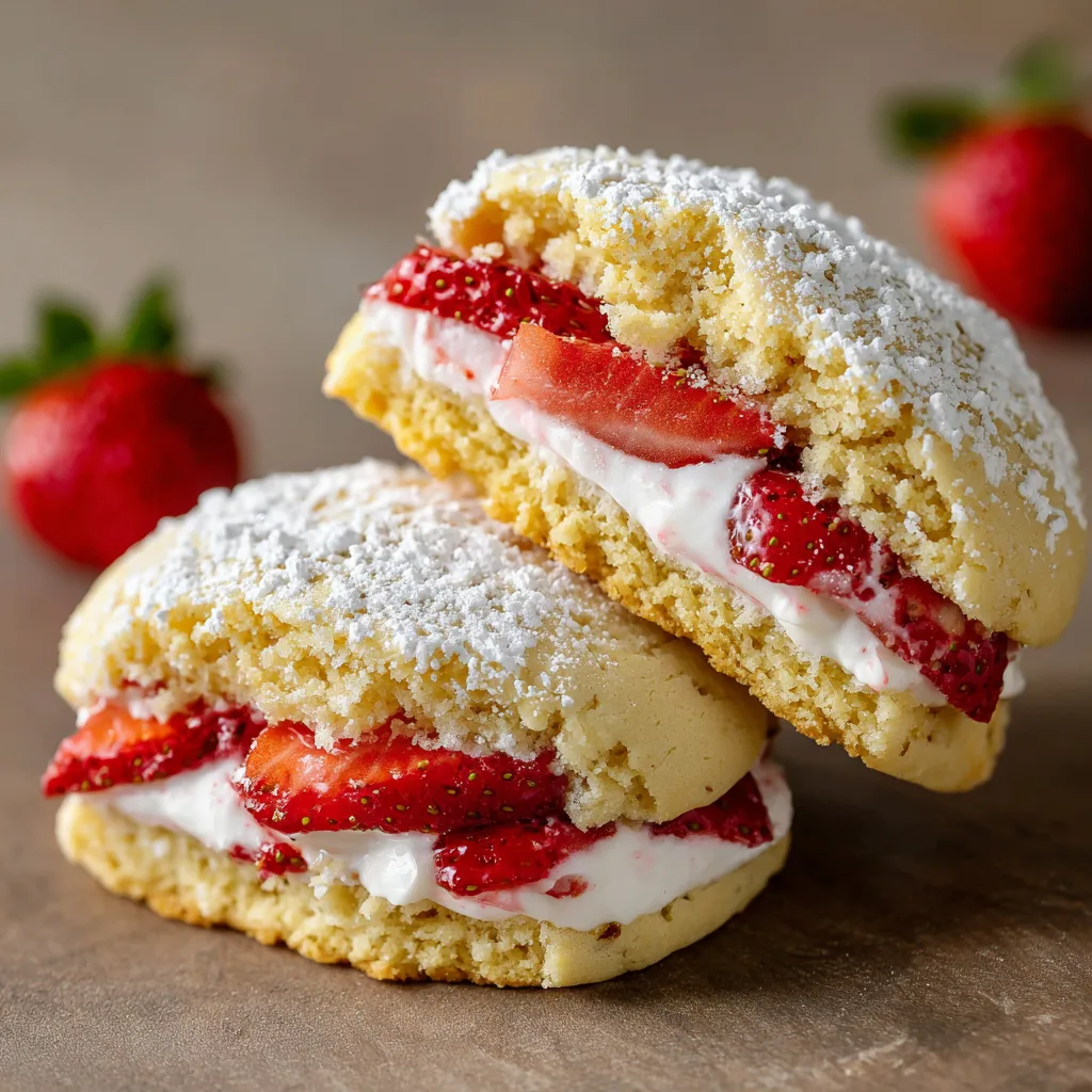 Strawberry Shortcake Cookies