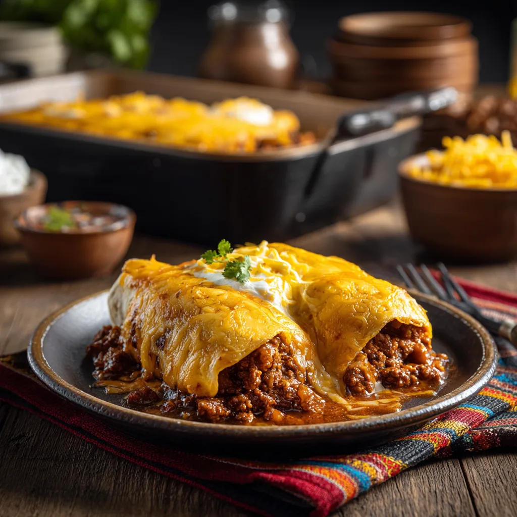 Chili Cheese Burrito Bake