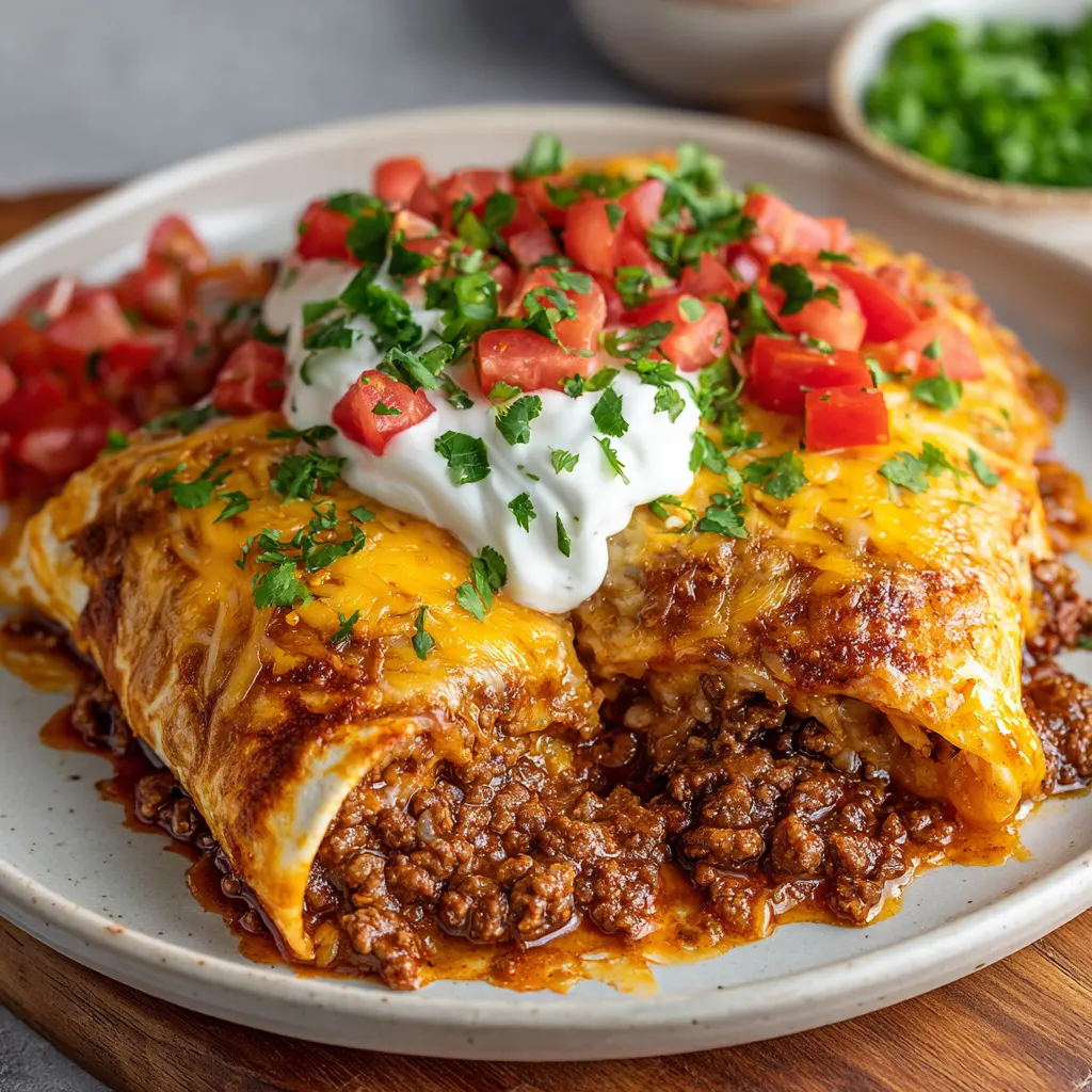 Chili Cheese Burrito Bake