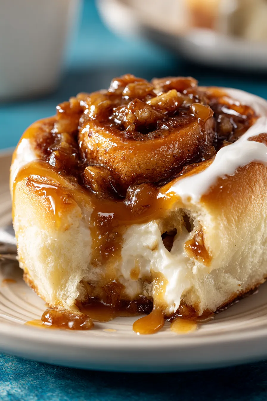 Apple Cinnamon Roll close-up