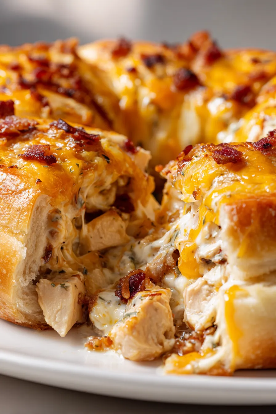 cheesy melted texture closeup