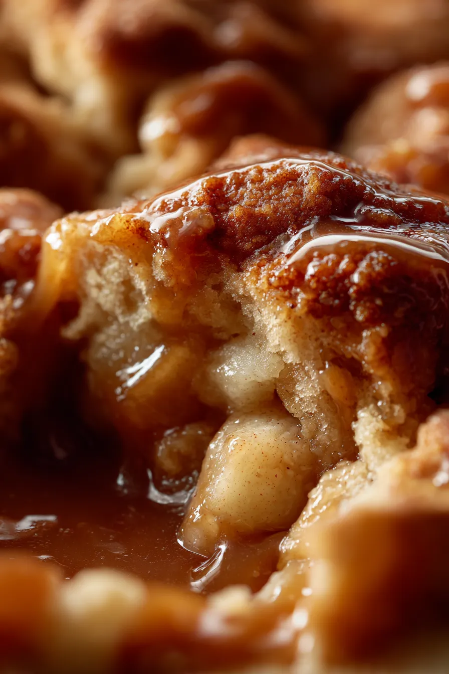 Cobbler dish overhead baking