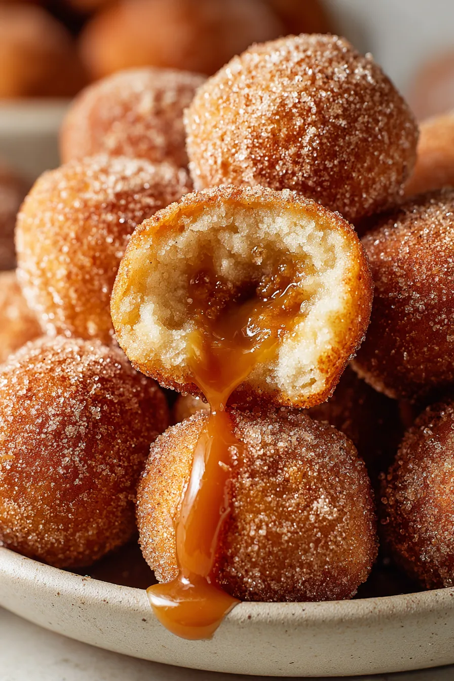 Donut Holes-coating-texture-closeup