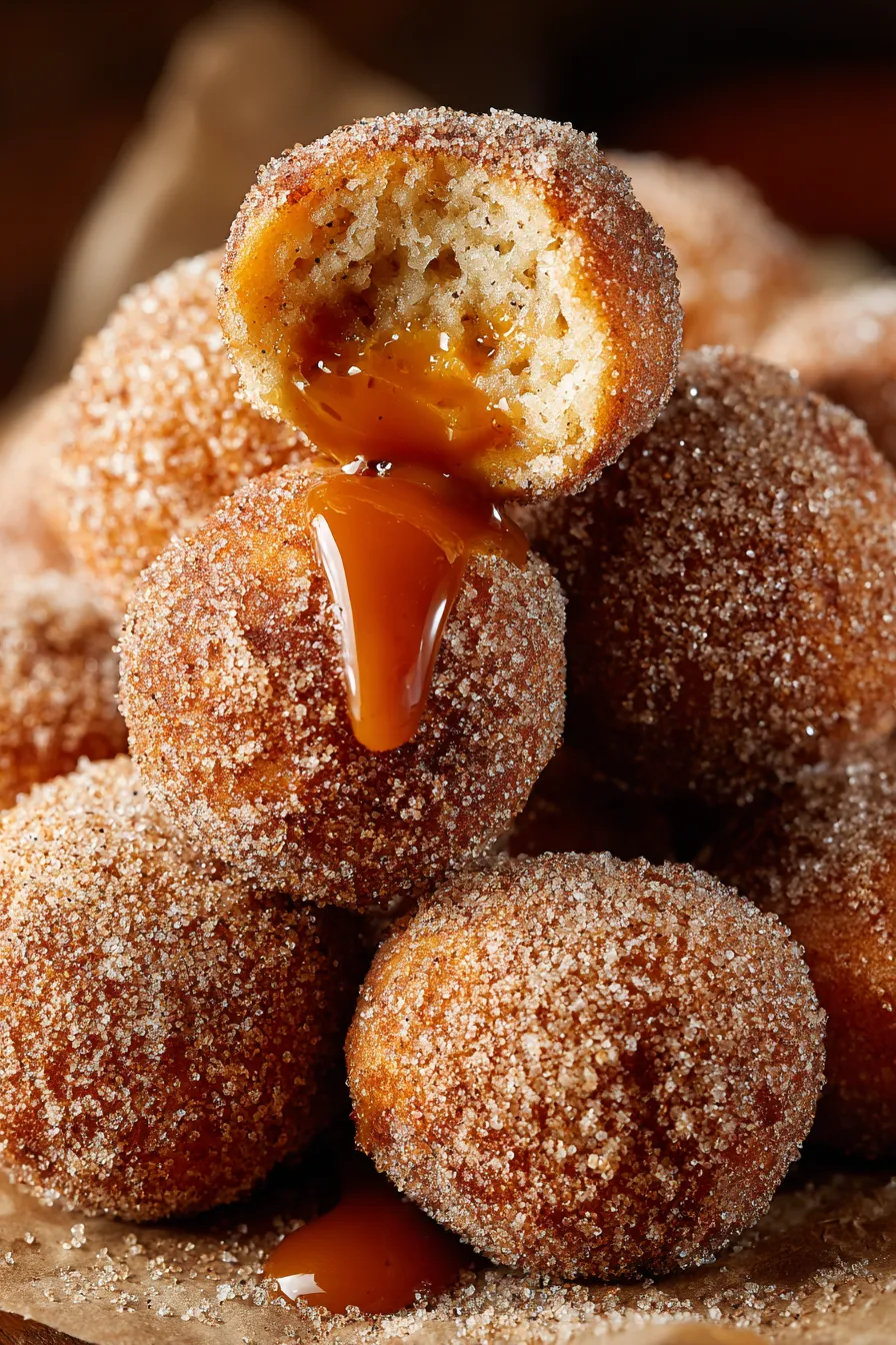 Donut Holes-frying-oil-process