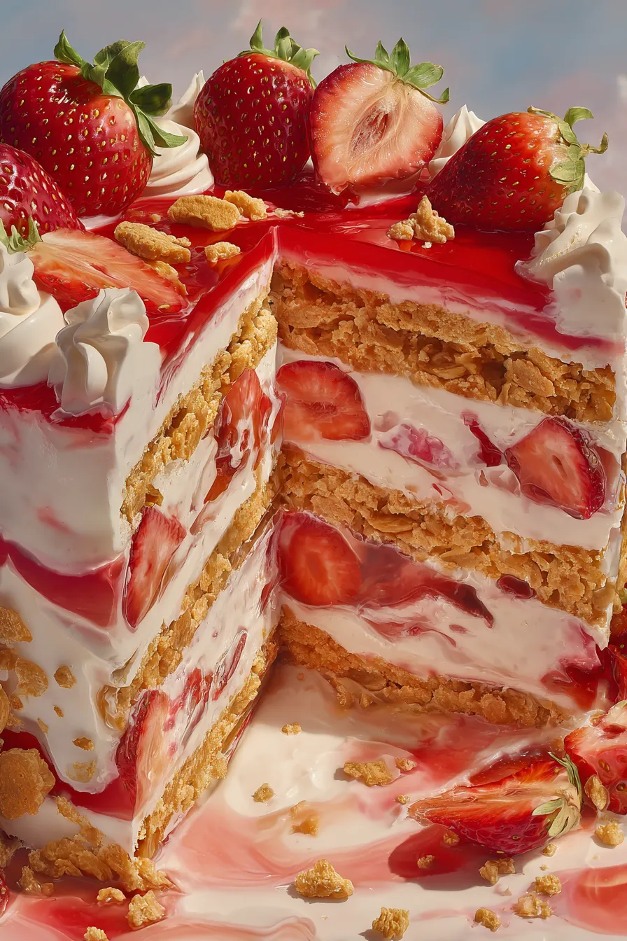 homemade vanilla layer cake