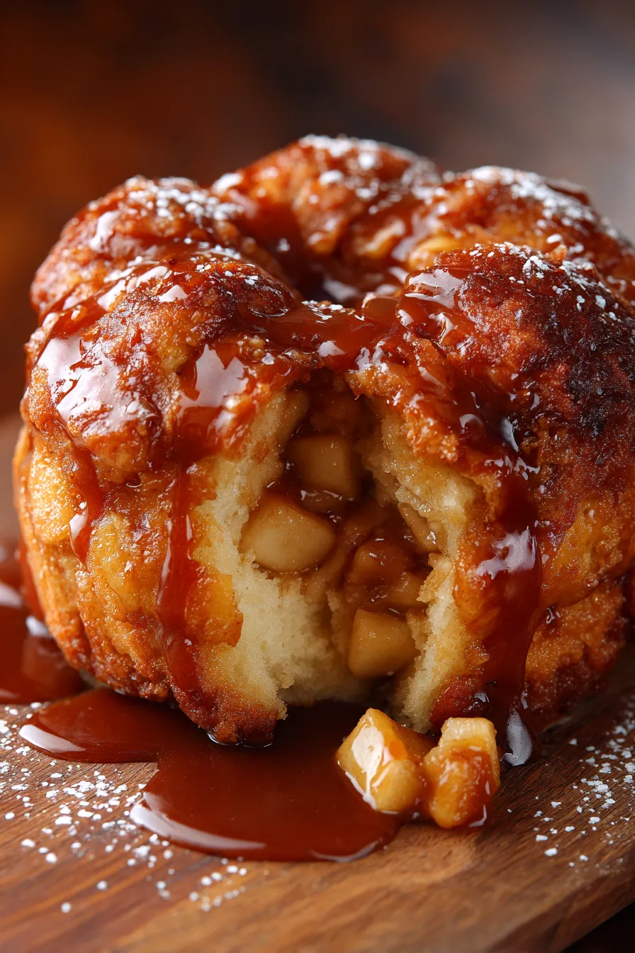 Pull-apart Monkey Bread overhead view