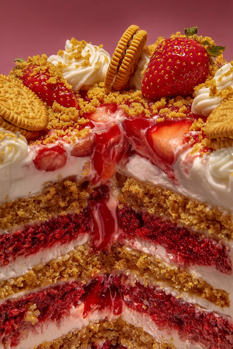 shortcake crunch topping close-up