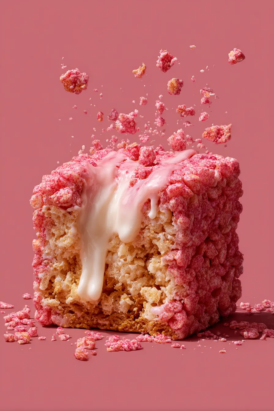 Strawberry Crunch-ingredients-scattered