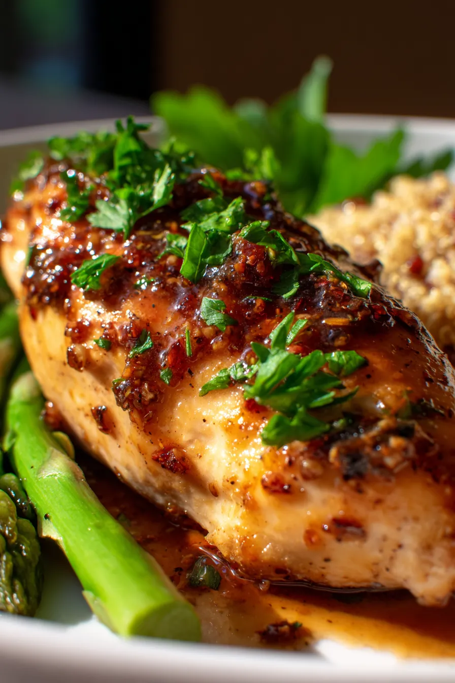 caramelized balsamic chicken texture