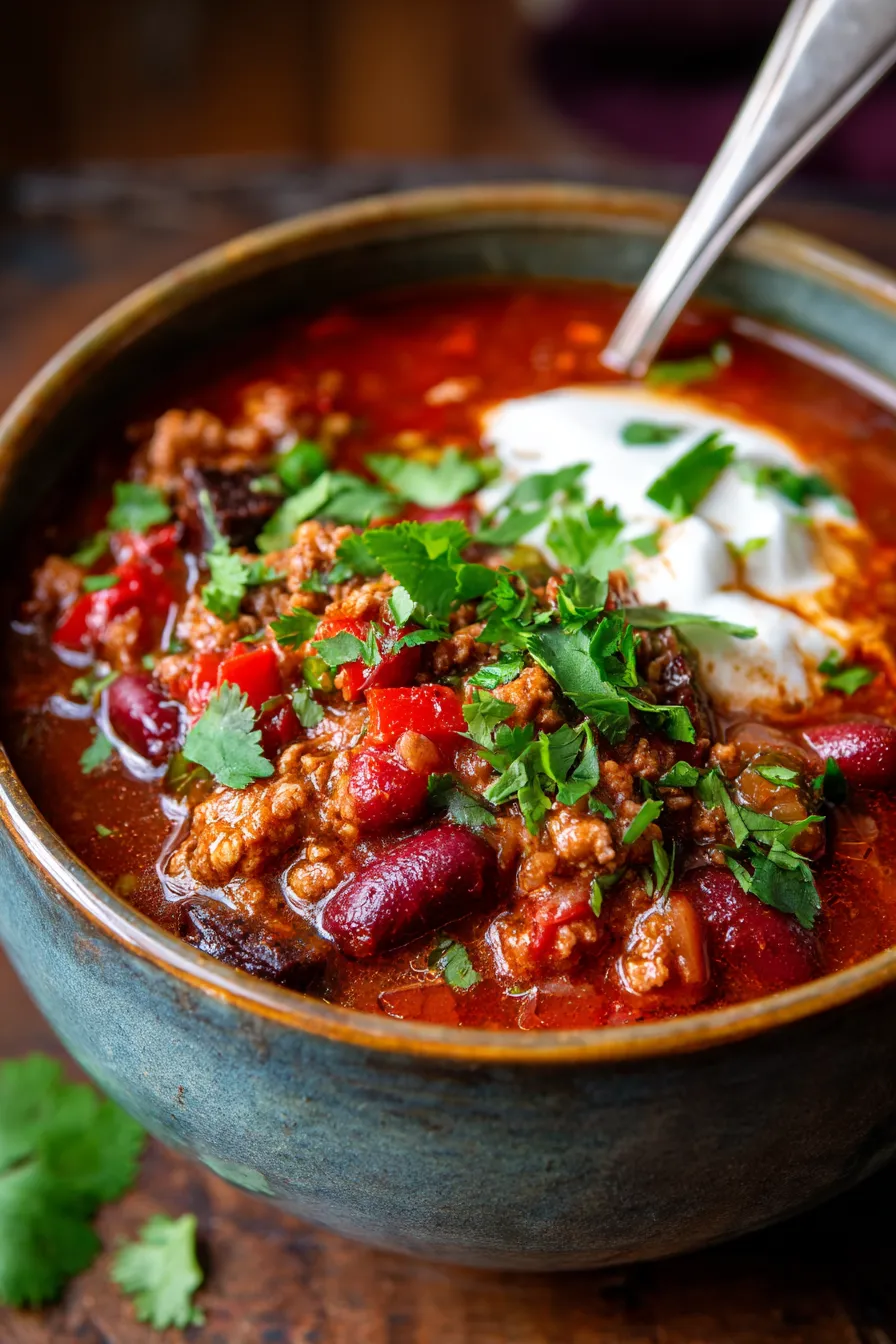 Chipotle Chocolate Chili - ingredients - smoky