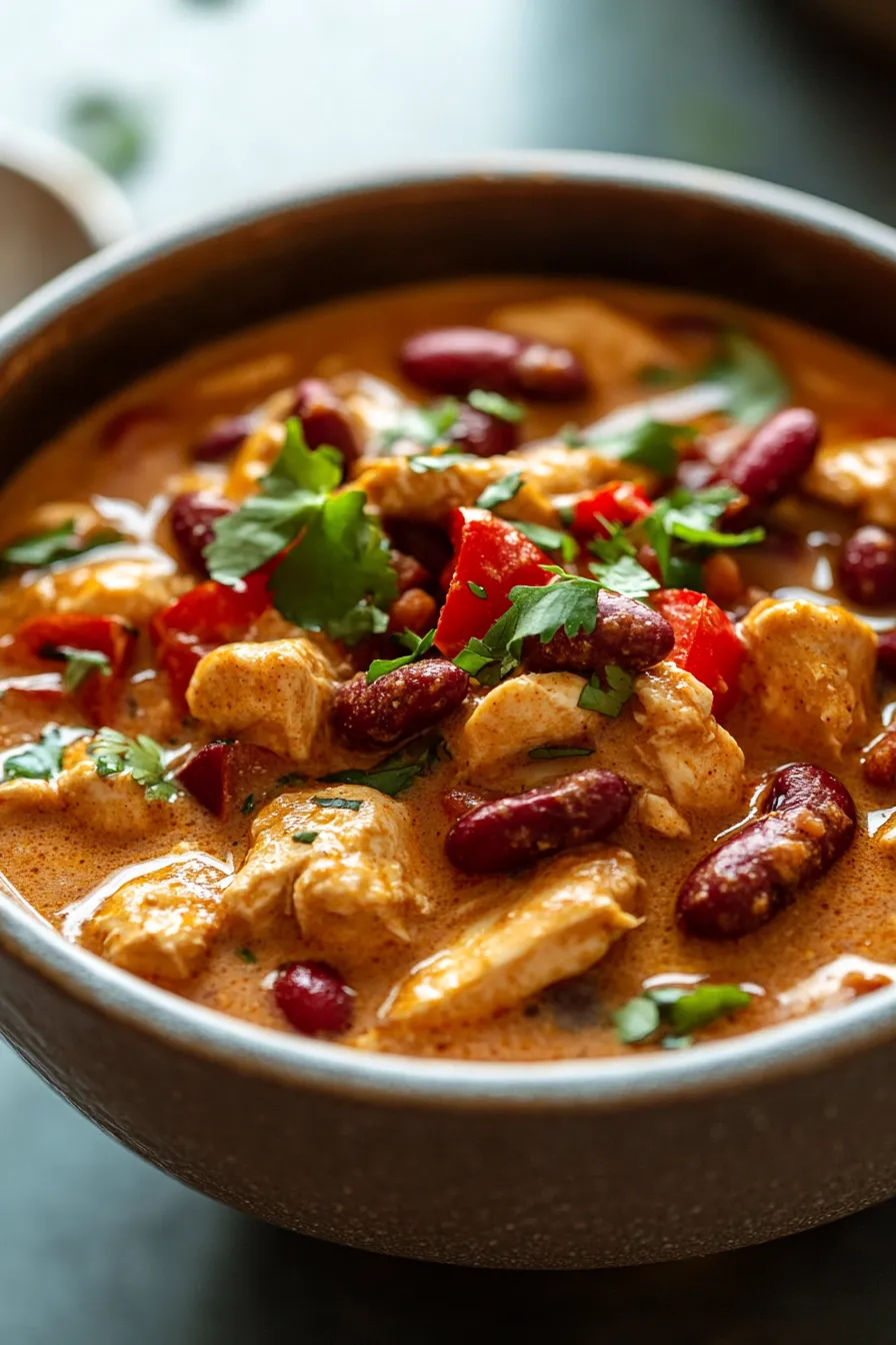 Creamy Coconut Curry Chili-texture-closeup