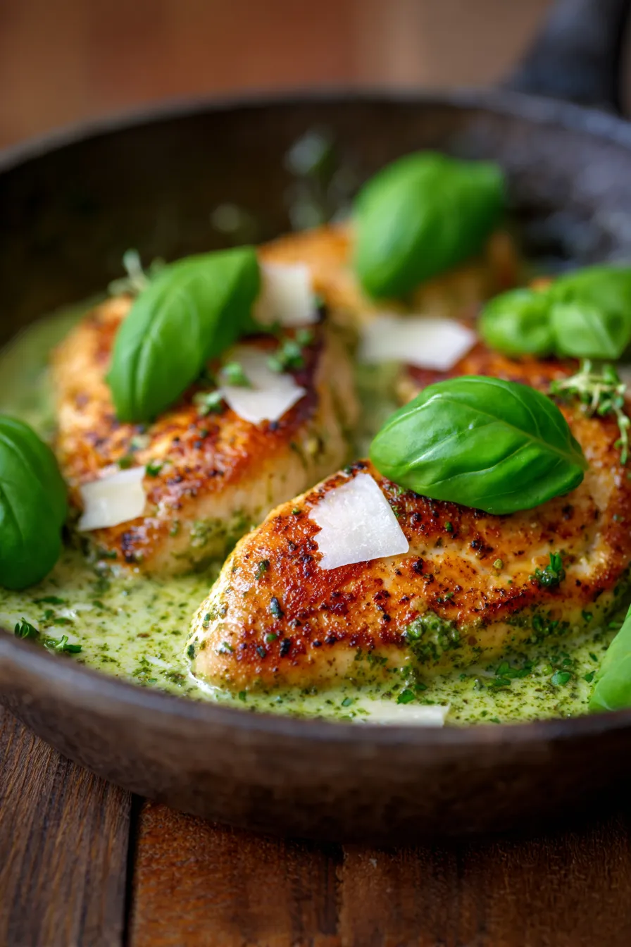 Creamy Pesto Chicken Skillet-ingredients-mise_en_place