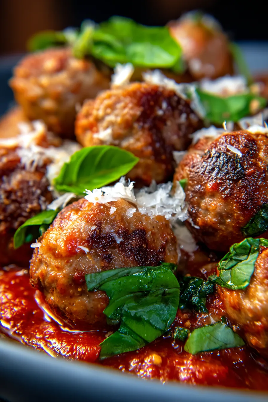 Creamy Sun-Dried Tomato Meatballs-ingredients-preparation