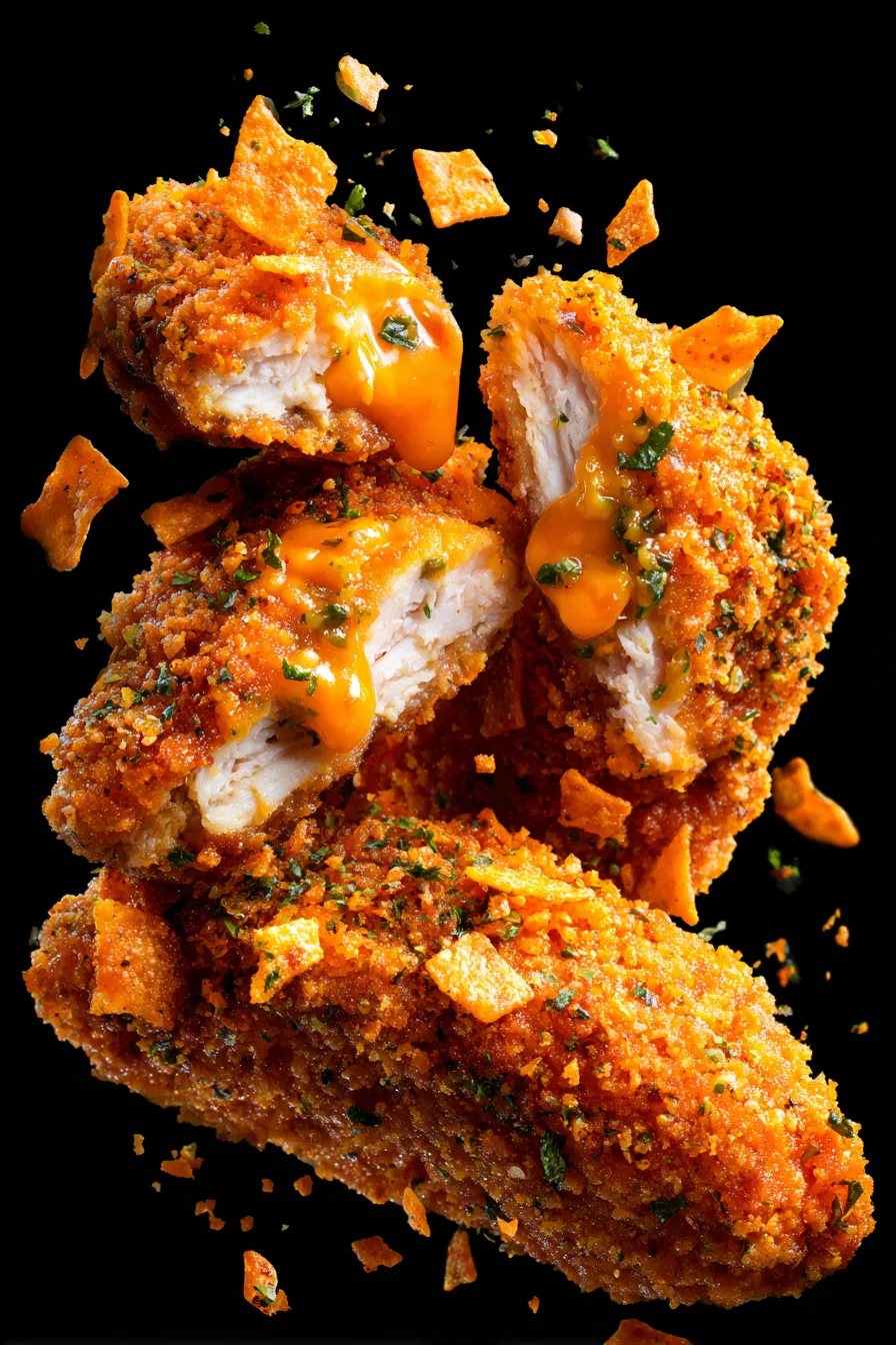 Dorito-crusted-chicken-closeup-texture