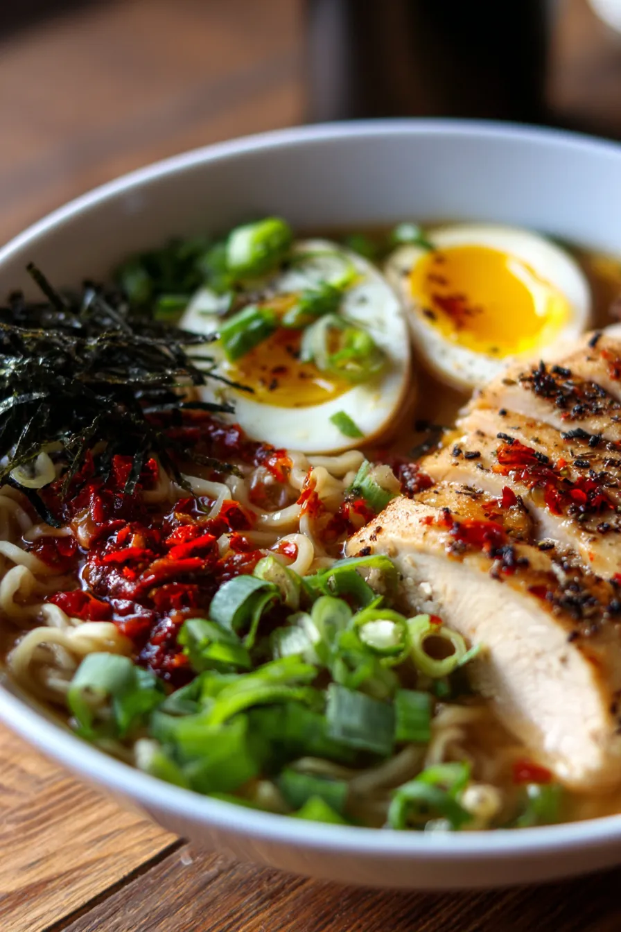 Easy Chicken Ramen for a Simple Weeknight Dinner-ingredients-artistic