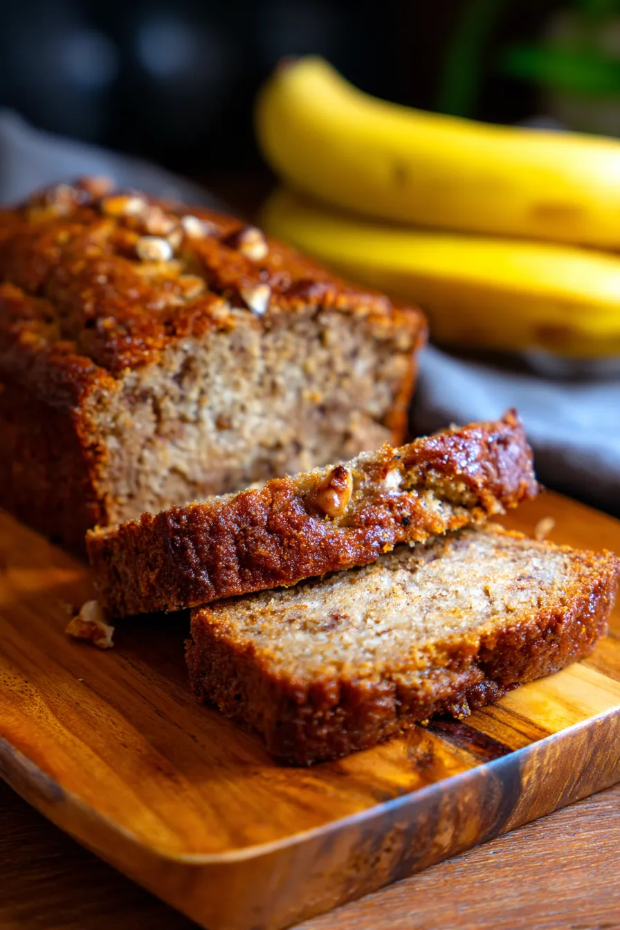 Foolproof Classic Banana Bread-warm-loaf
