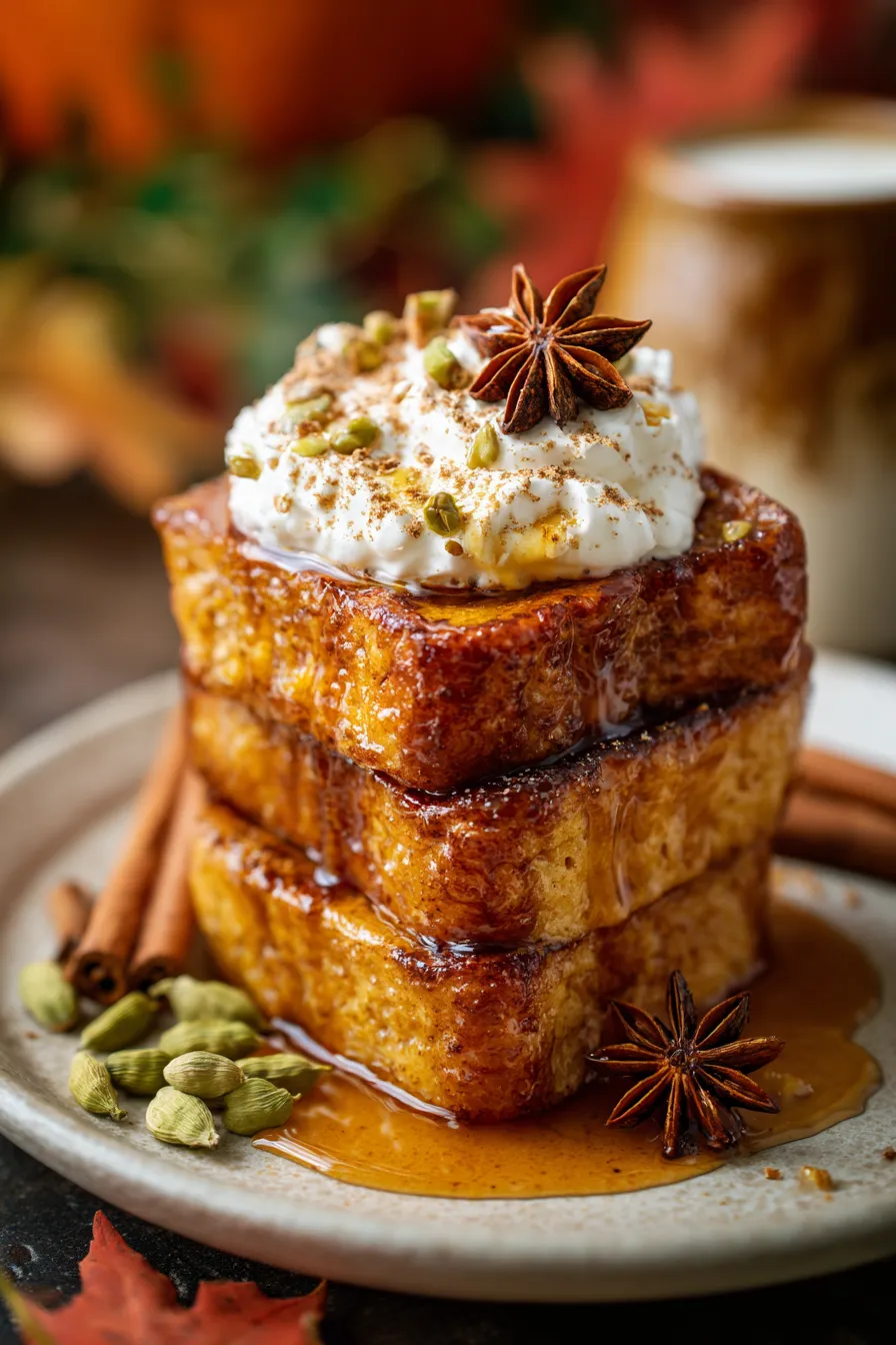 French Toast-chai spice-closeup-syrup