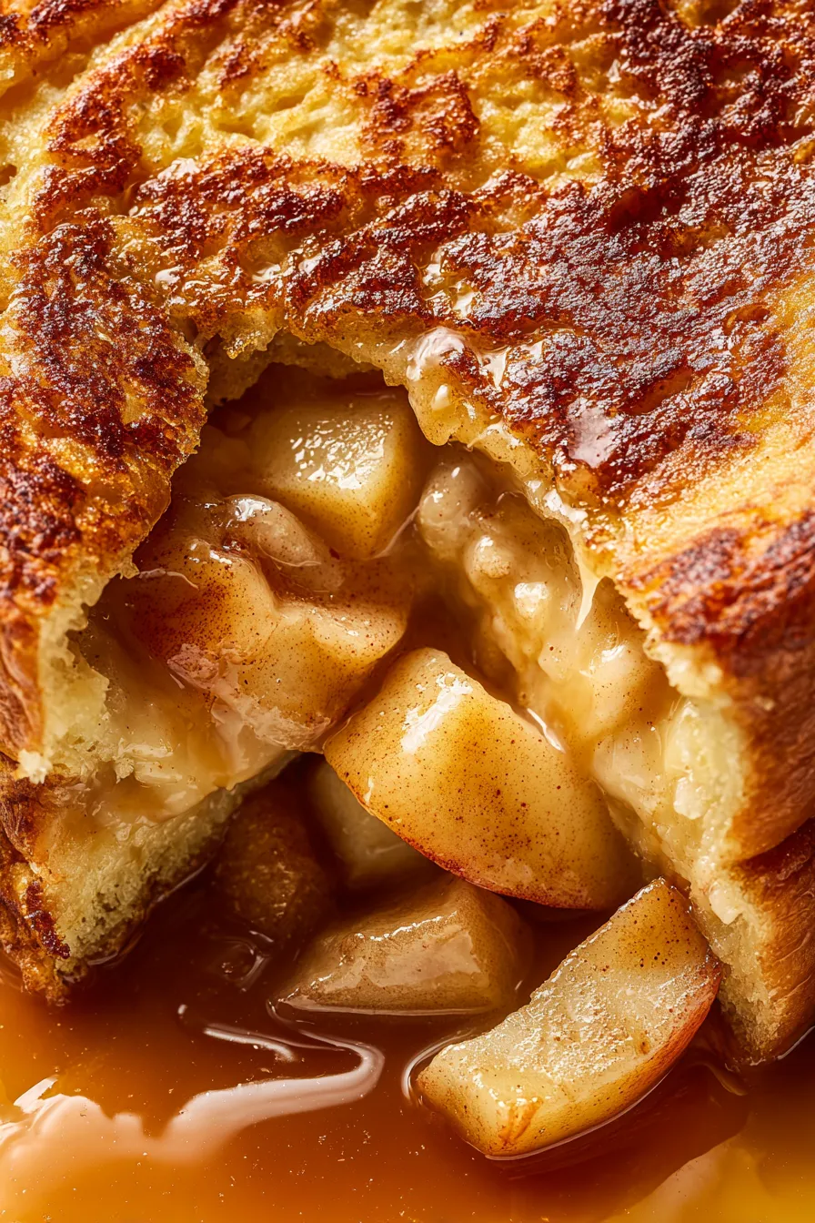 French Toast overhead shot fall