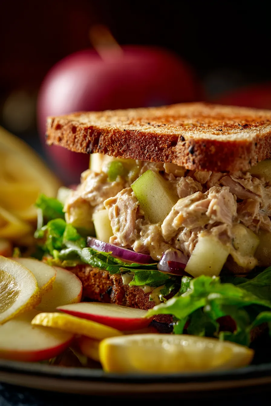 fresh apple and celery preparation board