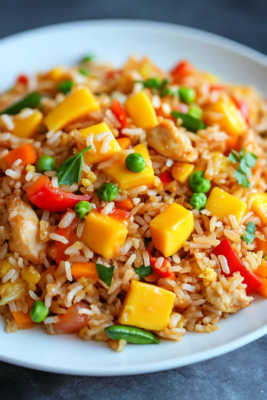 Fried Rice-tropical flavors