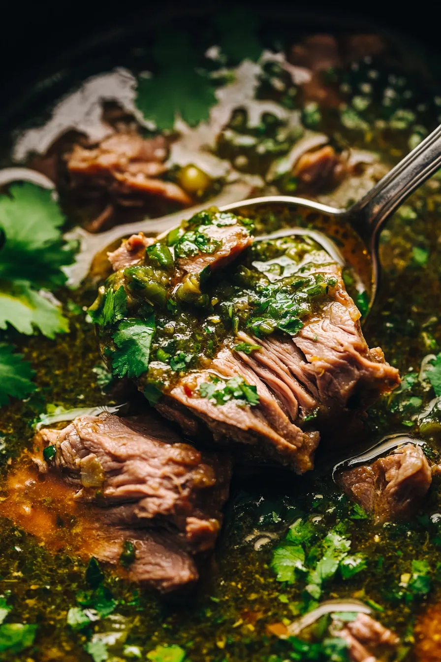 Green Chile Stew-garnishes-fresh