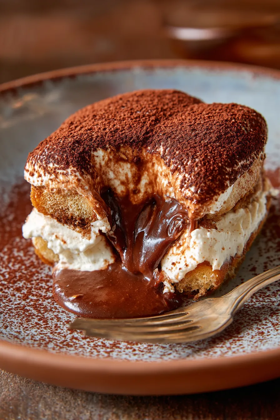 Hazelnut mascarpone cream texture