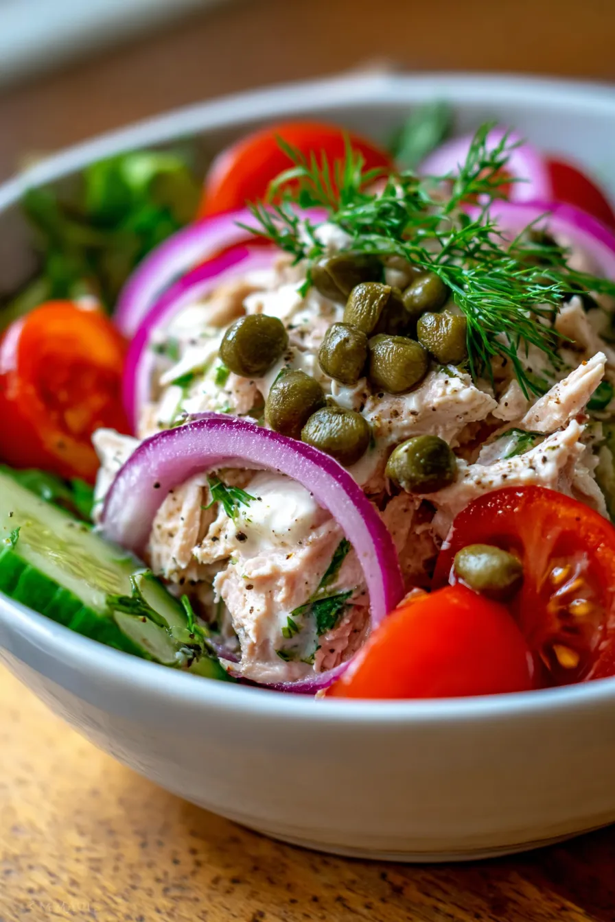 Healthy Tuna Salad bowl