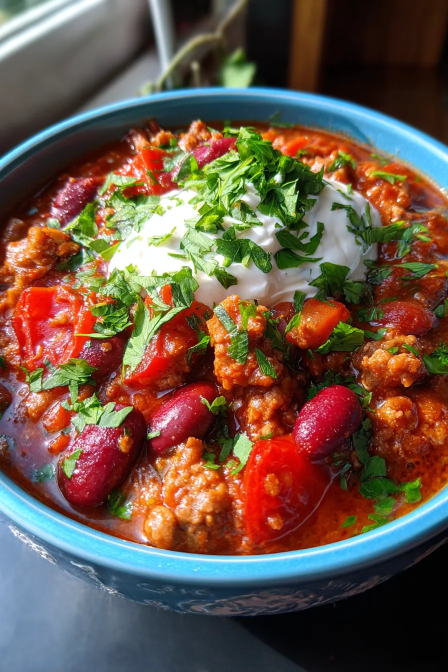 Hearty Bean Chili-overhead-texture