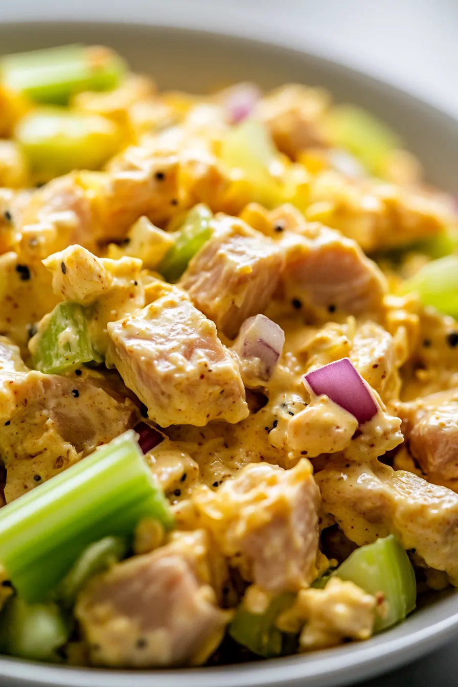 Honey Mustard Tuna Salad-ingredients-overhead