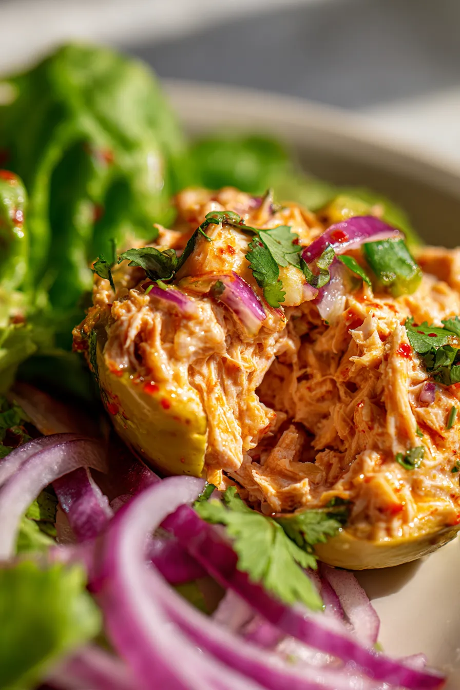 ingredients spread for spicy tuna