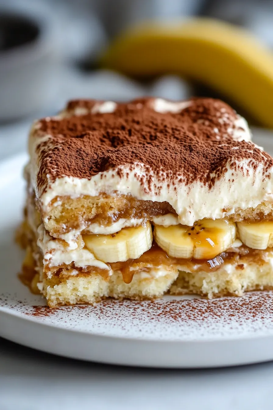 Layered Tiramisu dessert