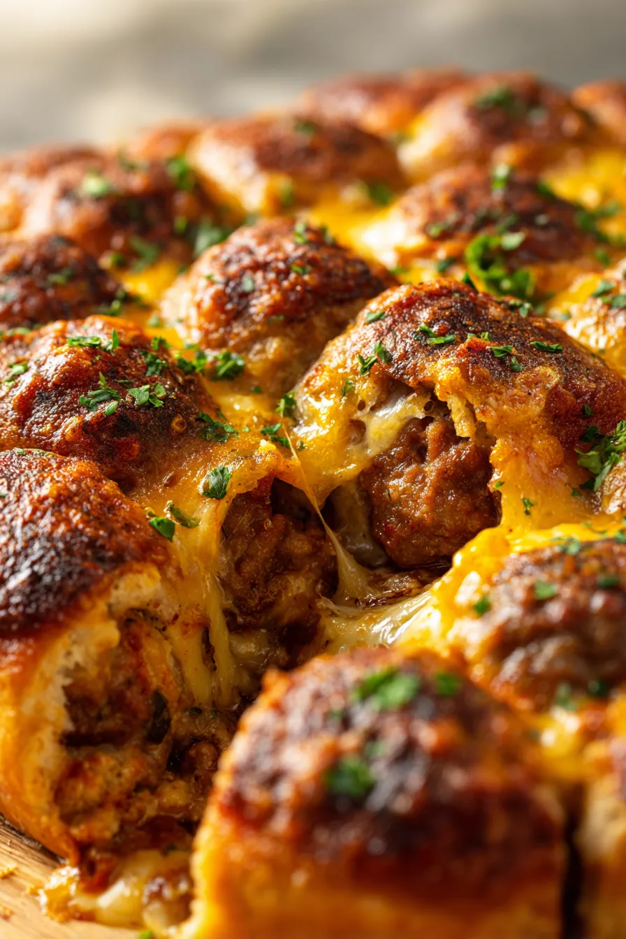 Meatball Appetizer table setting