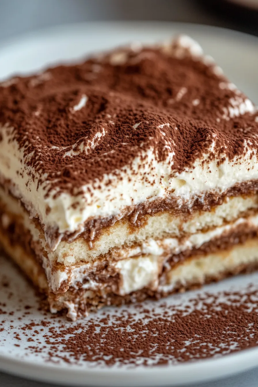 Nutella Swirl Tiramisu-closeup-spoonful