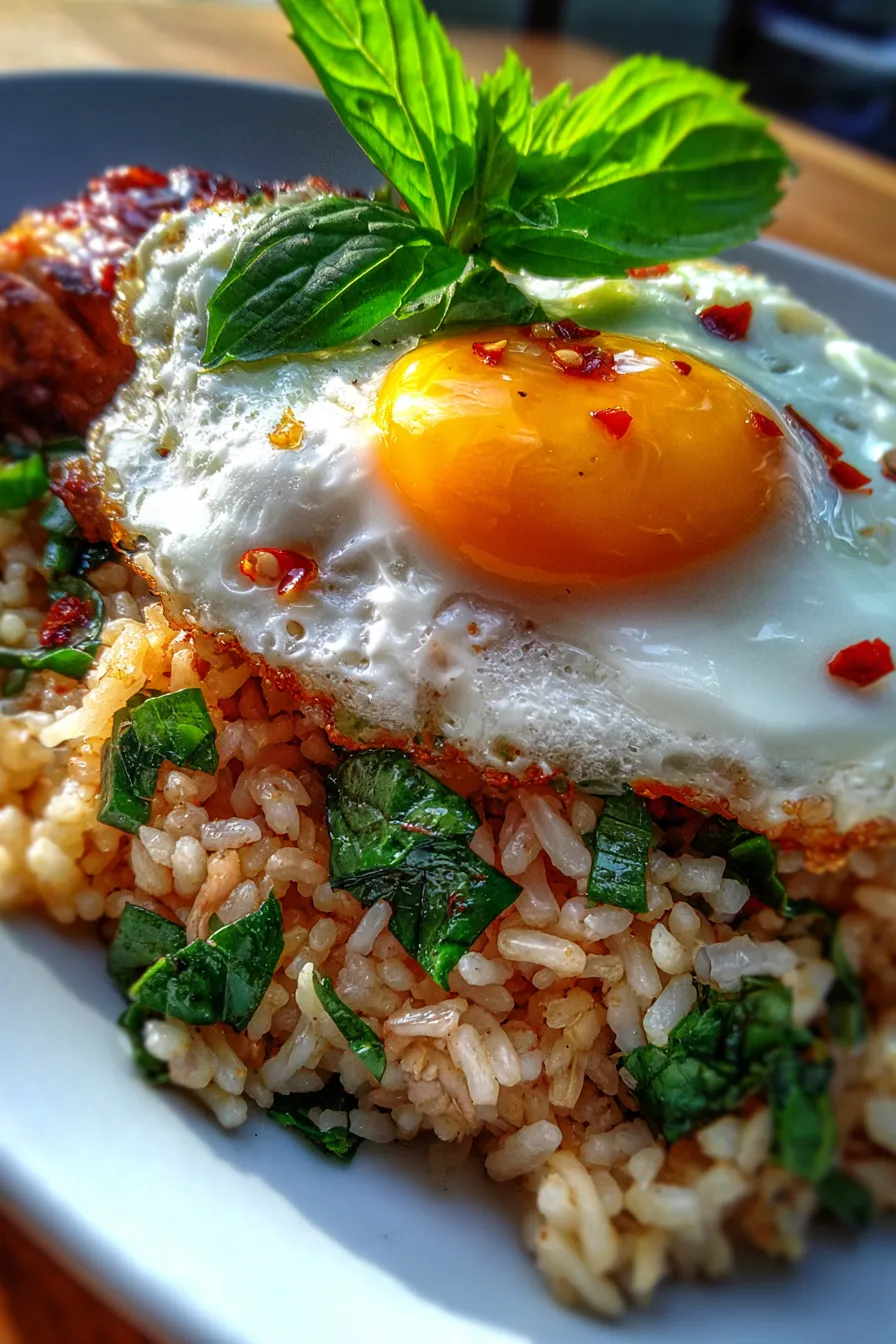 Pad Krapow Kao-wok-cooking