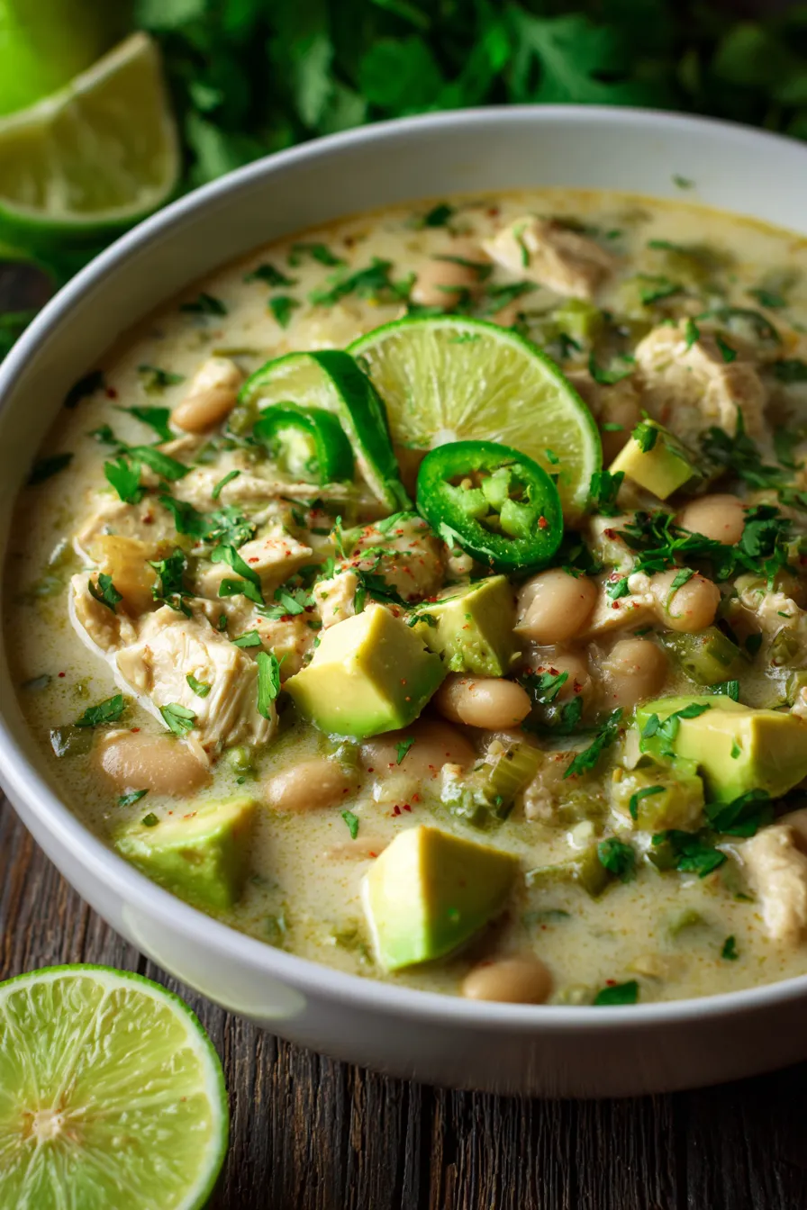 preparing white chicken chili step by step