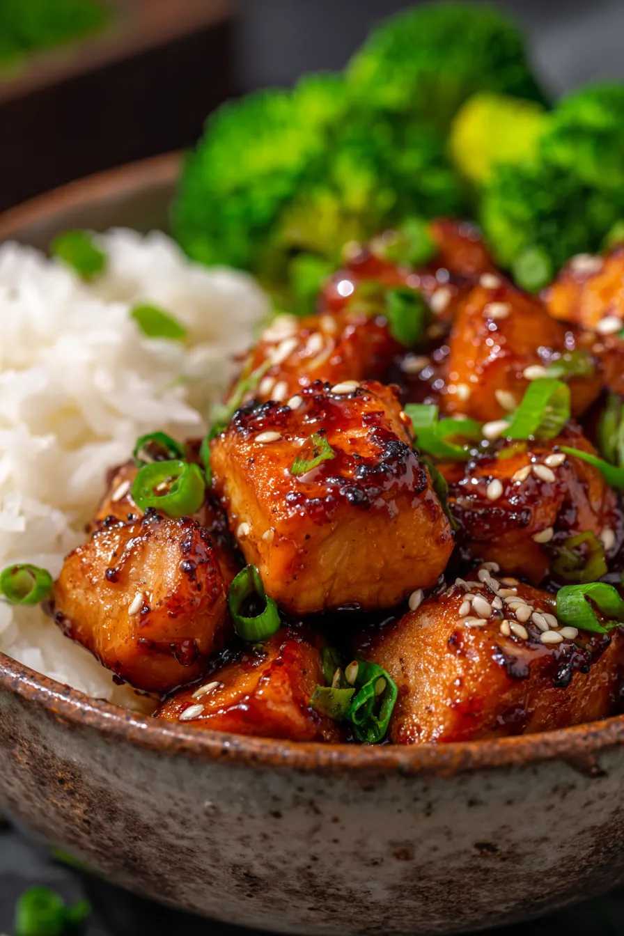 Slow Cooker Honey Garlic Chicken-ingredients-prep