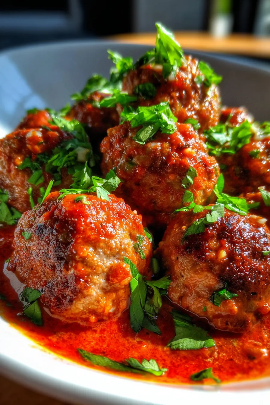Smoky Chipotle Meatballs-texture-sauce