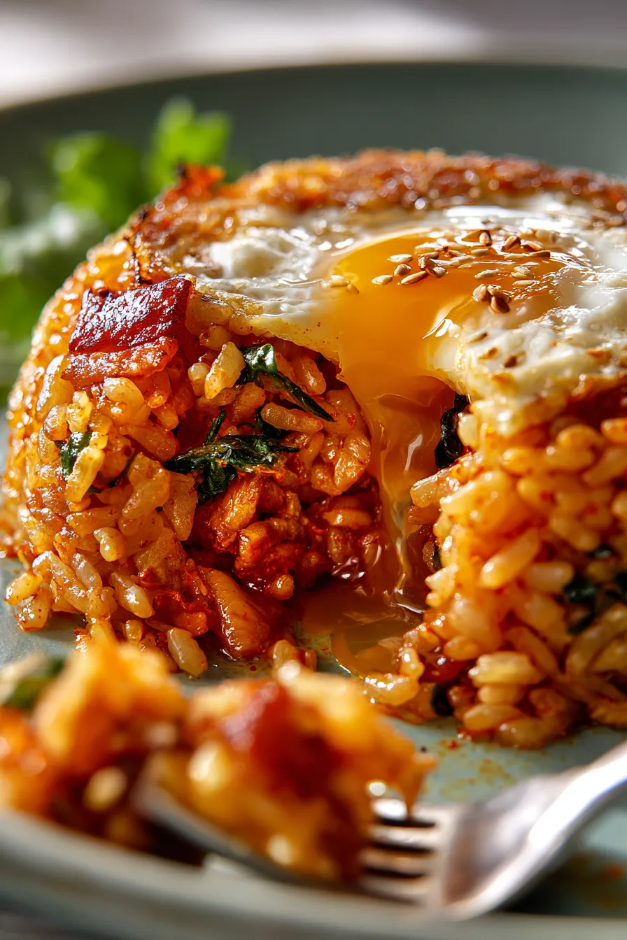 Spicy Fried Rice ingredients prep