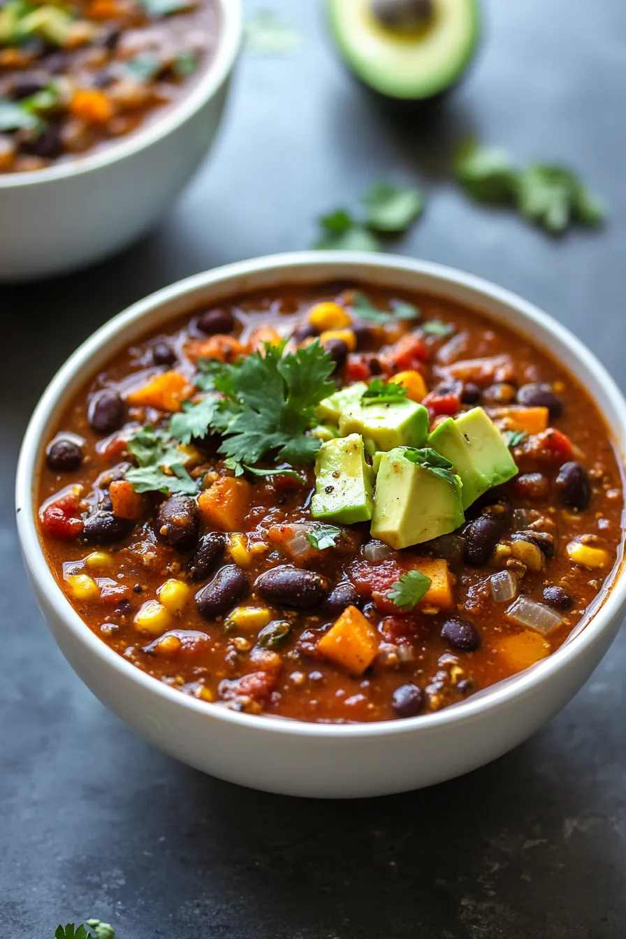 spicy sweet potato chili-ingredients-scattered