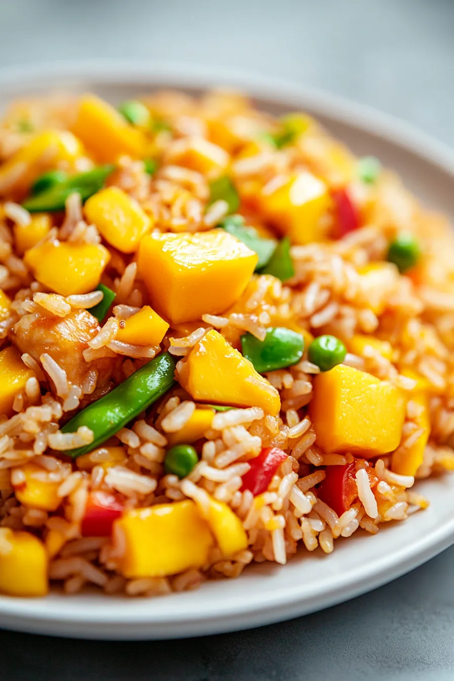 Sweet Chili Rice-fresh ingredients