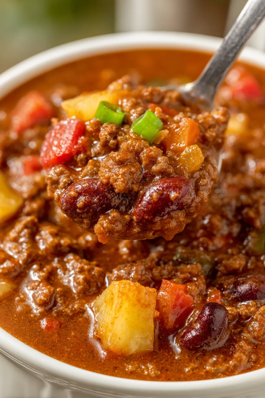 Sweet Pineapple Chili overhead