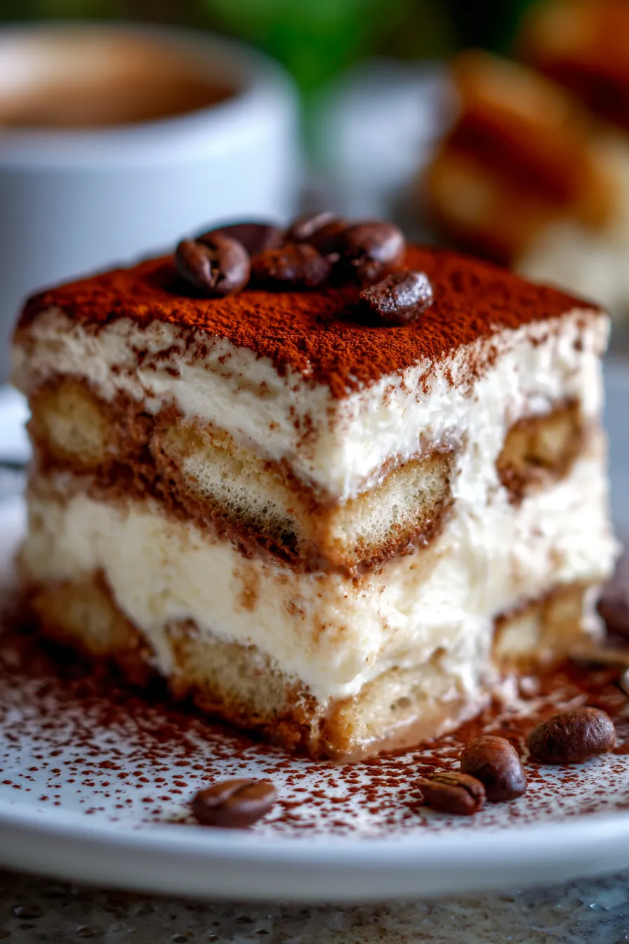 Tiramisu Icebox Cake-overhead-whole
