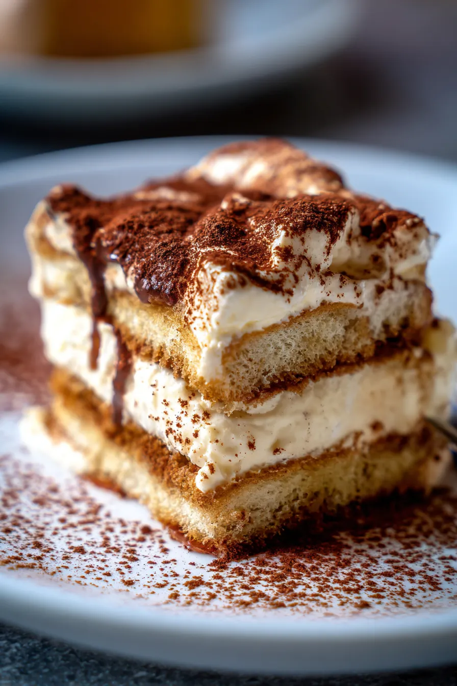 Tiramisu Icebox Cake-texture-closeup