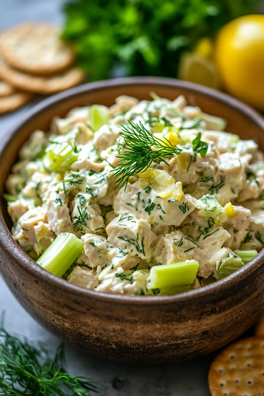 Tuna salad sandwich close up