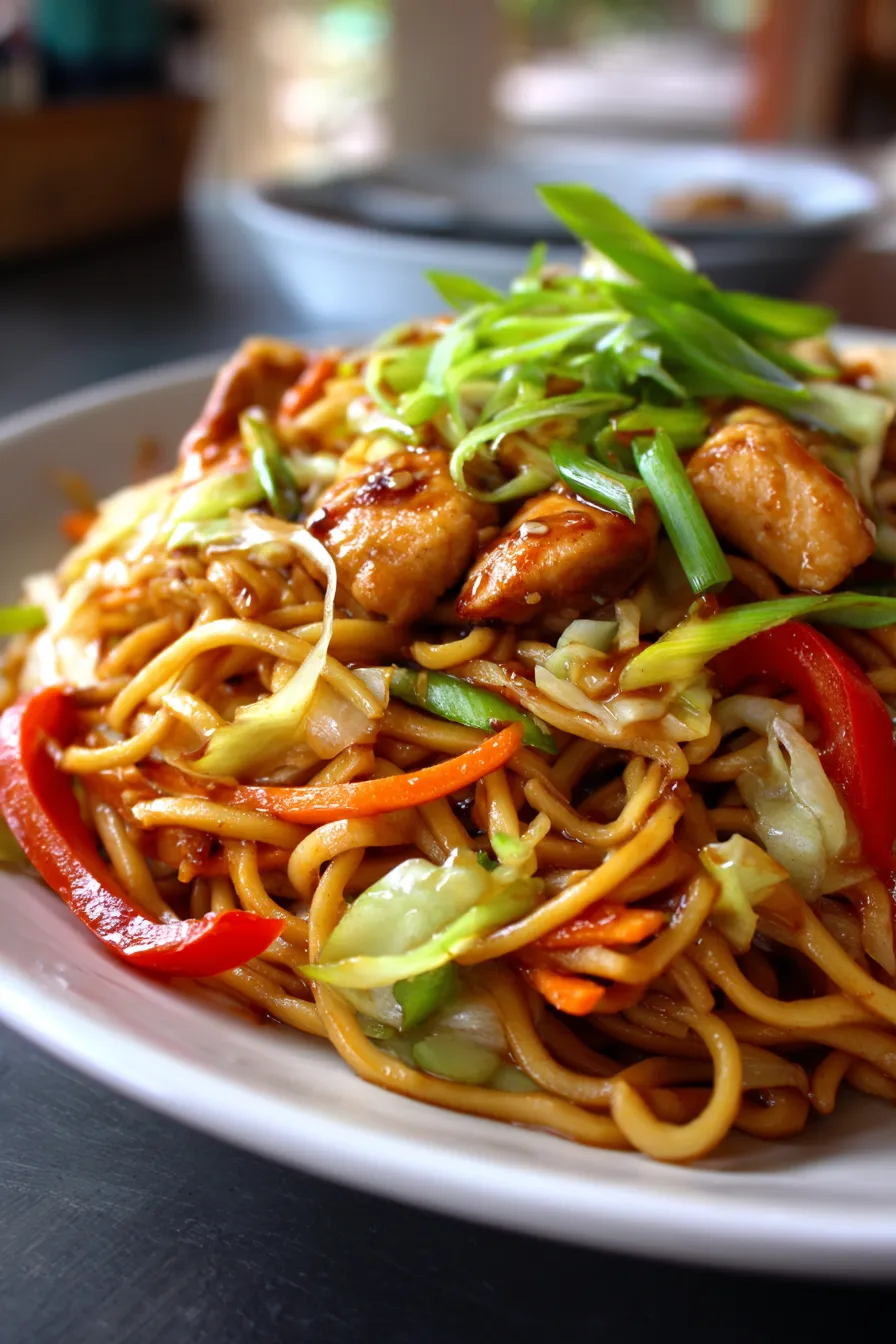 15-Minute Chow Mein – Easy Takeout-Style Family Dinner -action-shot-wok