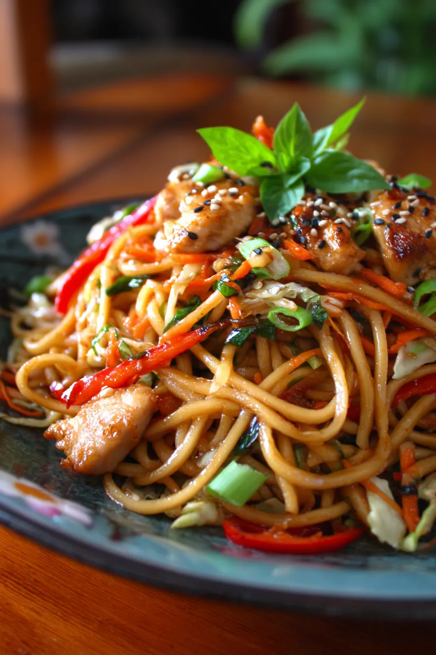 15-Minute Chow Mein – Easy Takeout-Style Family Dinner -ingredients-layout