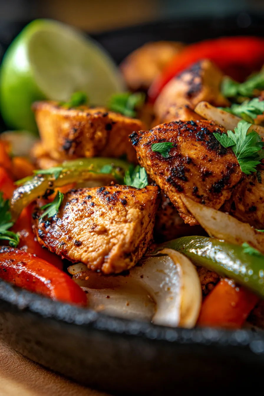 Air Fryer Chicken Fajitas-ingredients-prep