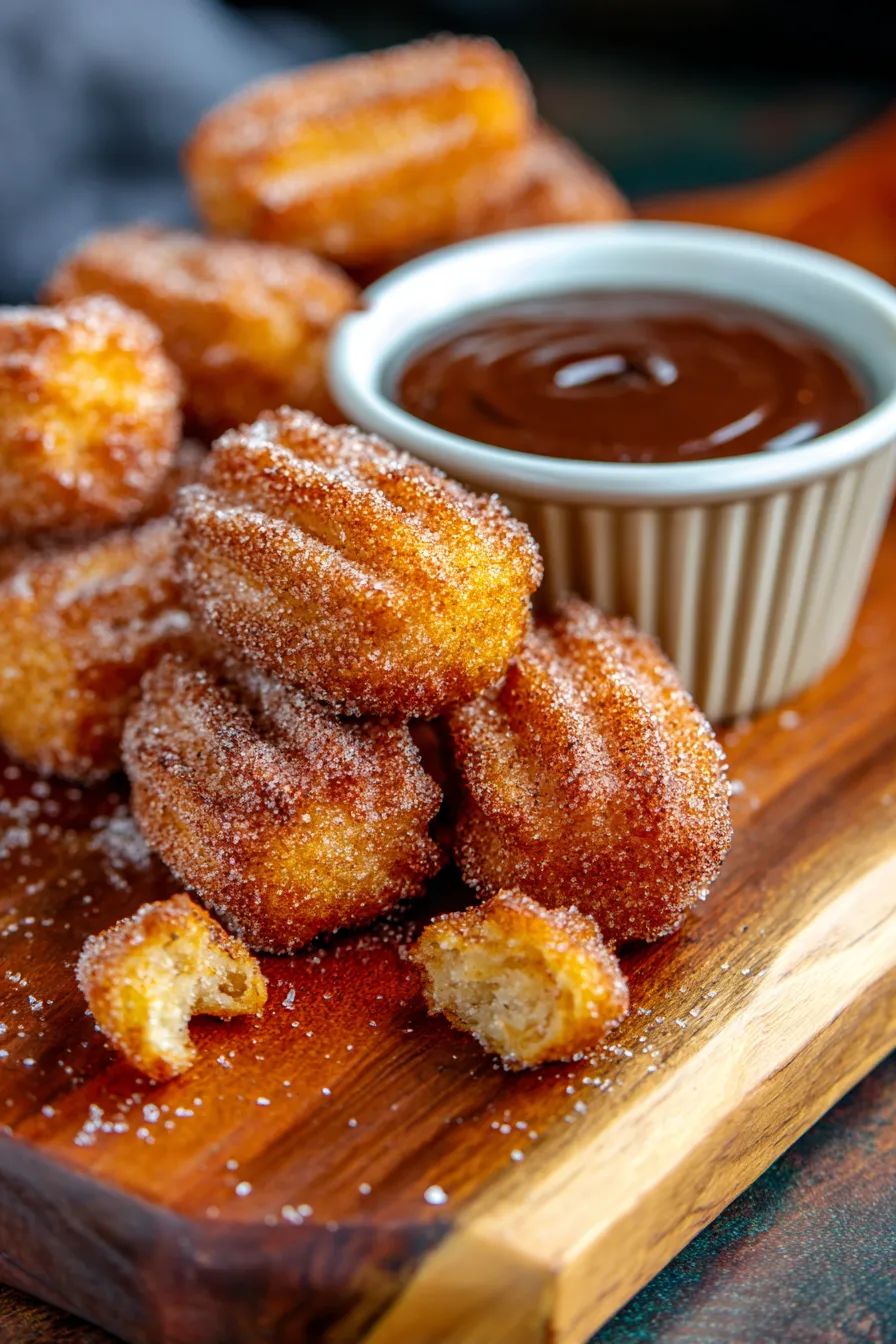Air Fryer Churro Bites (Crispy & Fluffy)-texture-closeup