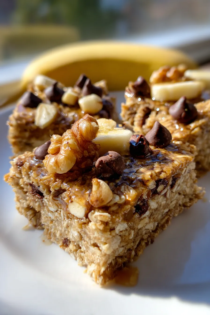 Banana Oatmeal Energy Bars-stacked-wholesome-snack